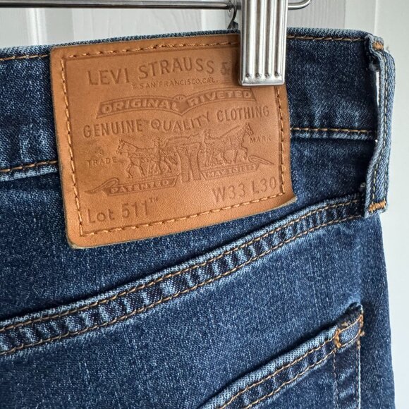 Levi's 511 Jeans in Blue, size 33/30 - Picture 6 of 7